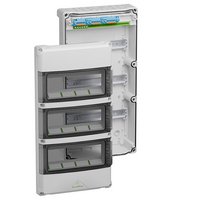 Розподільчий щит AK 36, 36 модулів з PE/N-клемою, мембранними вводами, ІР65, негорючий самозатухає