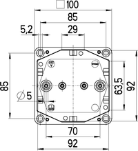 Коробка для пищевого, химического производств, огнеопасных участков WK 060-L