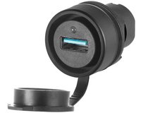 Вхід USB, мама-мама, пластиковий обідок
