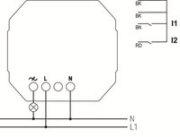 LUXORliving D1 RF - диммер беспроводной