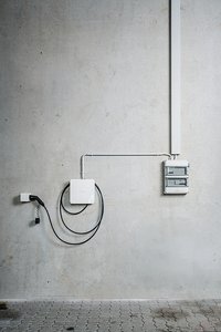 Розподільчий щит AK 36, 36 модулів з PE/N-клемою, мембранними вводами, ІР65, негорючий самозатухає