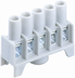 Клеммблок 5 полюсов, Abox 025/040 KLS-2,5²/4²
