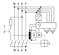 DFS 6 063-4/0,03-B SK NU захист від перенапруги від обриву нульового провідника, In 063А, тип B SK