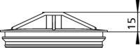 Крышка GWB с втулкой М5