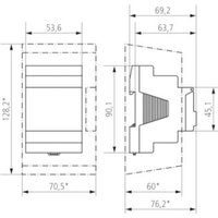 Реле времени электронное 1 канал, годовая и астро- TR 641 top2 RC 24V 6414300