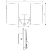 theLeda P 24 WH - LED-светильник 20 Вт с датчиком движения, две LED-панели