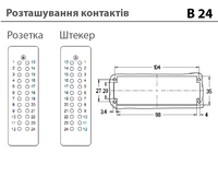 B24/48 - розеточна вставка (1-24)