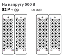 DD108/216+PE - штекерна вставка (1-108)
