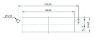 KDS-SR-FB3/D BK винтовая рамка для плоских кабелей