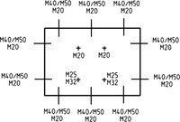 Коробка с клеммами вибро- ударостойкая, Abox SL - 16²