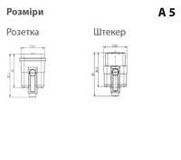 A5+PE - штекерная вставка