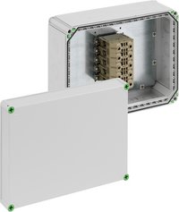 Abox-i 1500 DK - 150²/5 - коробка полікарбонат з клемами
