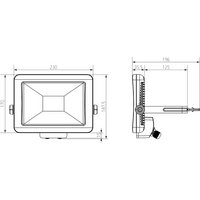 theLeda B30L WH - модульний LED-світильник 30 Вт, одна LED-панель