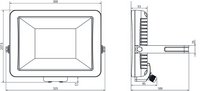 theLeda B100L WH - модульний LED-світильник 100 Вт, одна LED-панель