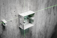 Abox 040-4² розподільча коробка, IP66 поліпропілен, сіра
