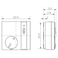 Комнатный термостат электронный RAMSES 714 A