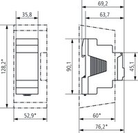 LUNA 110 EL 24V фотореле с панельным датчиком