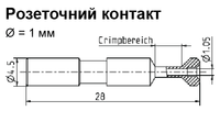 Контакты для оптоволоконных кабелей (В)