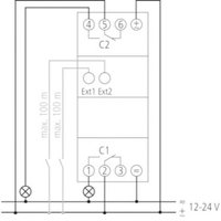 Реле времени электронное 2 канала, спец.программы TR 622 top2 24V
