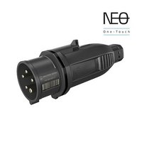 Штекер NEO 5п. 16А 500В, на кабель, гвинтовий затиск, One-touch