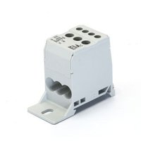 Розподільчий блок 1-пол. 80А - входи 1х2,5-25 мм² - виходи 6