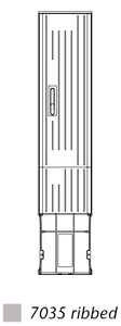 Колона 310 ребриста поверхня 350x1710x272 мм, на цоколь