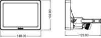 theLeda B10 dual WH - модульний LED-світильник 10 Вт, колірна t 3000/4000 К перемикається, білий (th 1020670), SkyDark-регламент