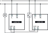 Датчик присутності LUXA 103 S360-100-28 AP WH коридорний