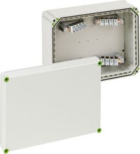 Abox-i 700 - 70²/4 - коробка полікарбонат з клемблоками