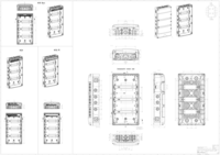 Розподільчий щит AK 36, 36 модулів з PE/N-клемою, мембранними вводами, ІР65, негорючий самозатухає