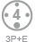4 полюса (3P+E)